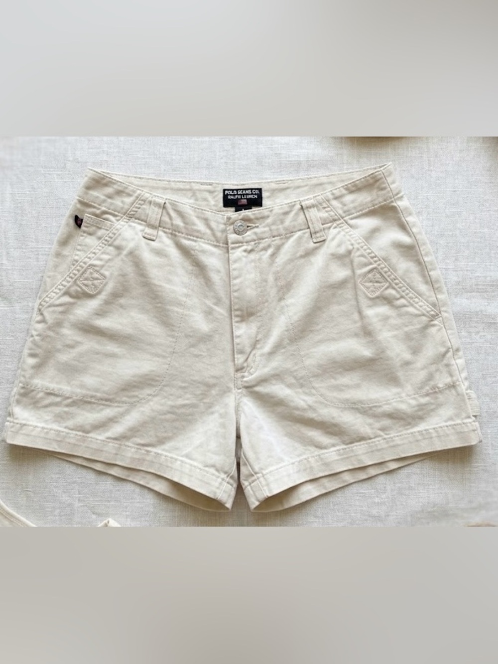 Y2K Polo Jeans Co. Twill Shorts - Khaki